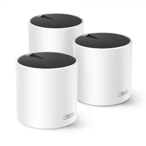 Tp-Link DECO X55 3LÜ Wi-Fi 6 AX3000 Tüm Evi Kapsayan Mesh Wifi Sistemi