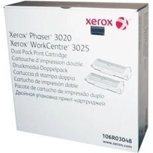 Xerox 106R03048 Phaser 3020-WC3025 Dual Pack Toner 2x1500 Sayfa