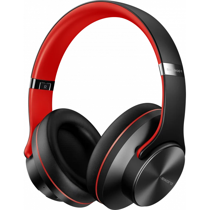 SWORD Bluetooth 5.3 Kulak Üstü Kulaklık, Hoparlör Modu, Ekstra Bass, 25 Saat Pil Ömrü, Koruma Kılıfı, SW-9001