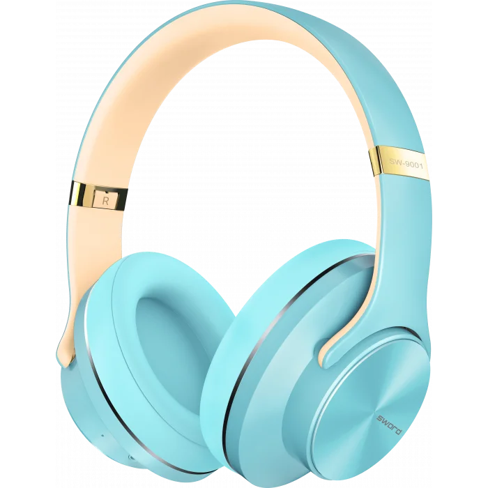 SWORD Bluetooth 5.3 Kulak Üstü Kulaklık, Hoparlör Modu, Ekstra Bass, 25 Saat Pil Ömrü, Koruma Kılıfı, SW-9001