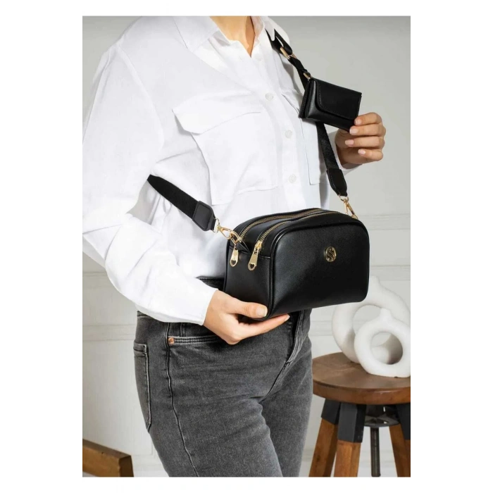 ÇANTA Kadın Fermuarlı Askılı Çanta