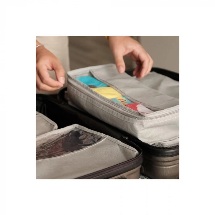 Ev Tekstil Gri Valiz Düzenleyici Bavul Içi Organizer-7li Set
