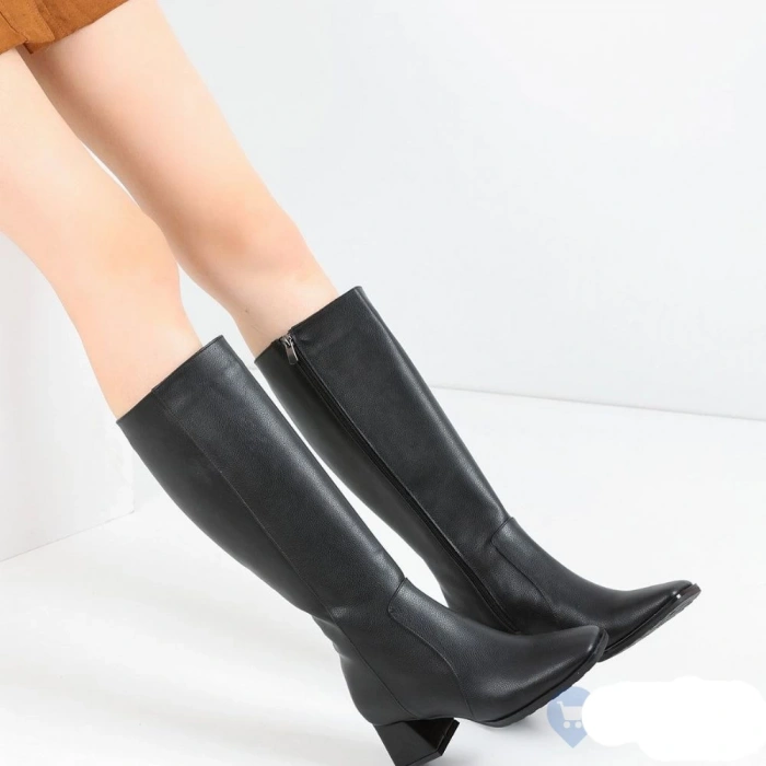 Kadın Siyah Cilt Çizme