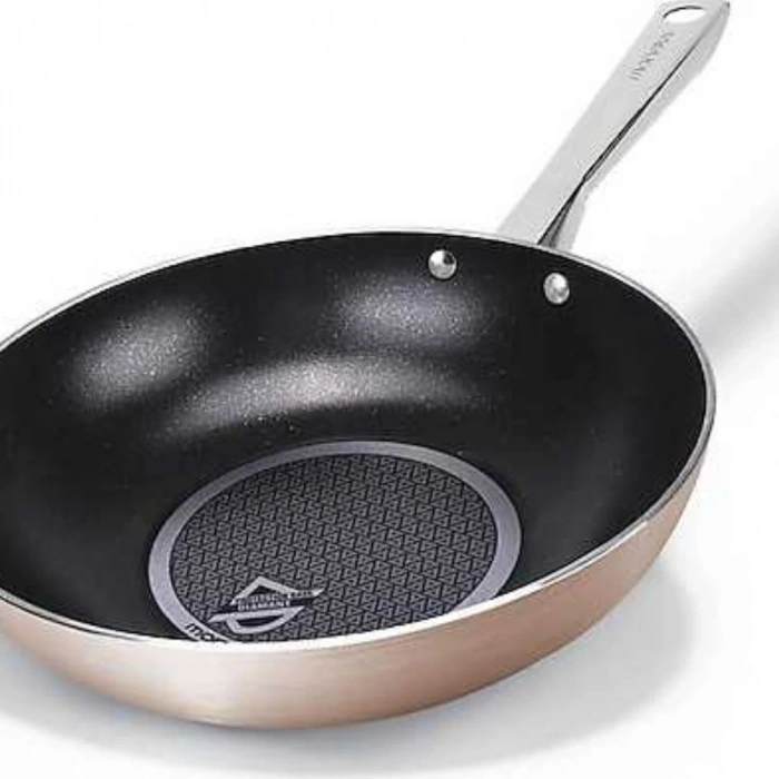 MONETA ROSE GOLD WOK TAVA 28 CM