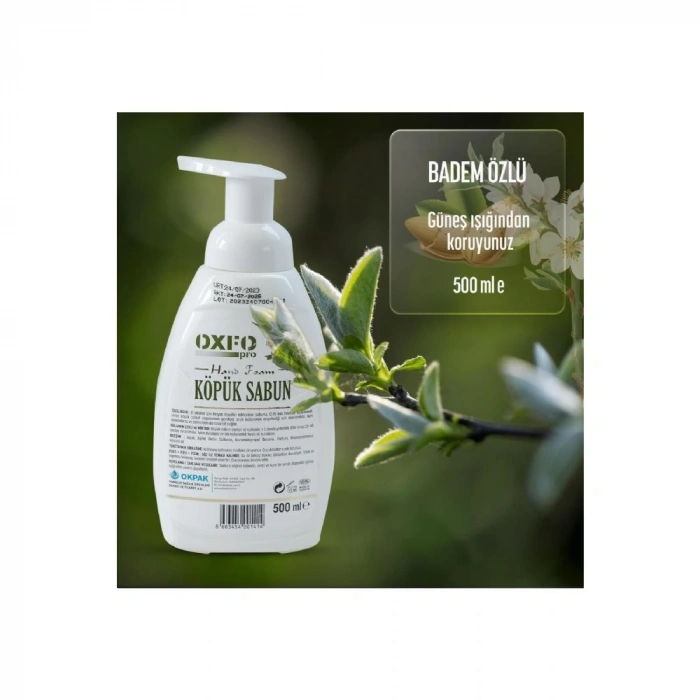 PARABENSİZ VE SÜLFATSIZ CİLT DOSTU KÖPÜK POMPALI EL TEMİZLİK KÖPÜĞÜ