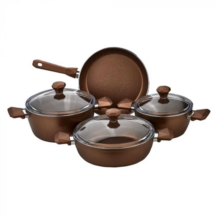 P.CARDIN GRANIKS ROSEGOLD 7 PRÇ. TENCERE SETİ