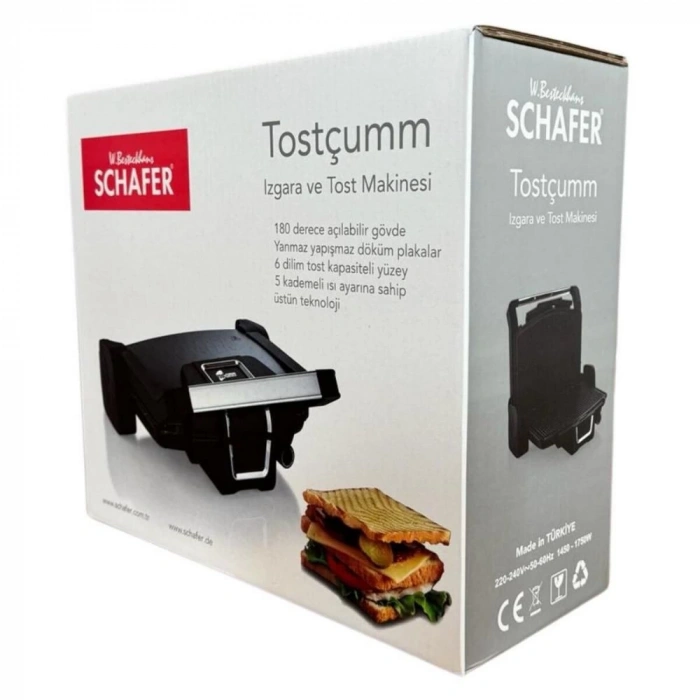 Tost Makinesi Tostçumm 1500w Inox