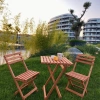 Balkon - Bahçe - Mutfak 3lü Bistro Set 2 Sandalye 1 Masa
