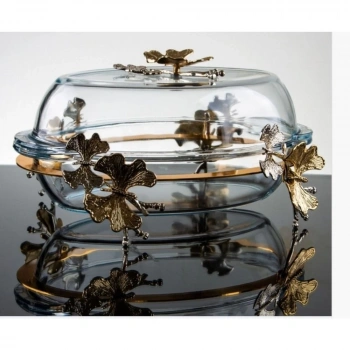 Oval Gold Cam Kapakli Servis