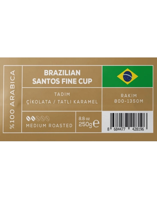 Brazilian Santos Fine Cup Kahve - Coffeedem