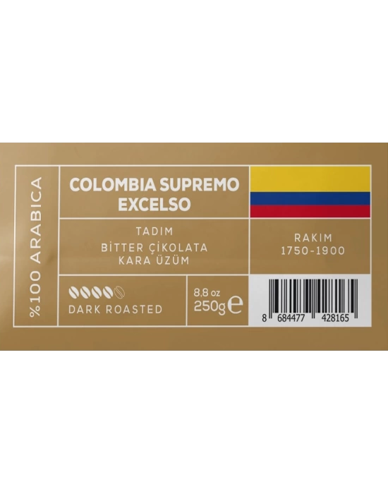 Colombia Supremo Excelso Kahve - Coffeedem