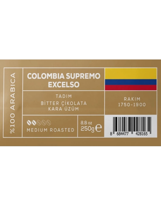 Colombia Supremo Excelso Kahve - Coffeedem