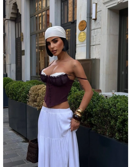 Göğüs Detaylı Korse 1826