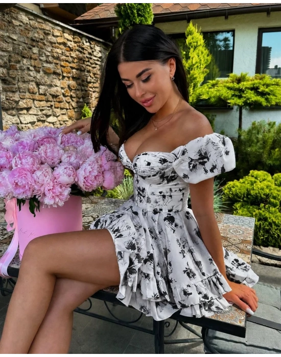Morliva Dubai kumaş elbise 1563