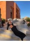 DANTEL UZUN ETEK & BRALET SET SİYAH