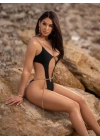 Detaylı model zincirli bikini