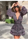 KENDRA CORSET DETAY ELBİSE SİYAH