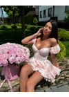 Morliva Dubai kumaş elbise 1563