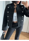 Morliva Yeni Sezon Pullu Chanel Model Ceket