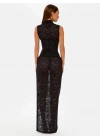 SEDONA CORSET & DANTEL ELBİSE + G-STRİNG SİYAH