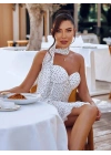 VENİCE ŞİFON ELBİSE PUANTİYE