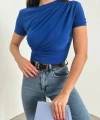 Büzgülü Kısa Kol Bluz