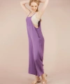 Kadın Lila Askılı Bol Kesim Atletli Tulum