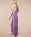 Kadın Lila Askılı Bol Kesim Atletli Tulum