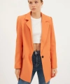 Kadın Oranj Blazer Ceket