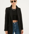 Kadın Siyah Blazer Ceket