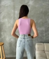 Kadın Sıfır Kollu Bodysuit