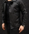 Erkek Siyah Deri Ceket