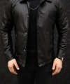 Erkek Siyah Deri Ceket