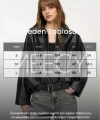 Yeni Sezon P&B Suni Oversize Bomber Deri Ceket