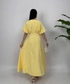 Sarı Kemerli Elbise