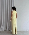 Kadın Maxi Elbise - Sarı