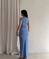 Kadın Maxi Elbise - Bebe Mavi