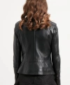 Kadın Siyah Hakiki Deri Ceket