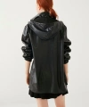 Kadın Deri Yağmurluk