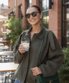 Kadın Oversize Süet Ceket