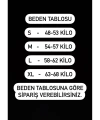 Kadın Çift Taraflı Şişme Mont Siyah Bej