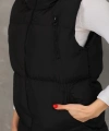 Kadın Kapüşonlu Şişme Yelek Boyfriend