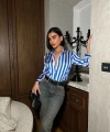 Çok Renkli Dikey Çizgili Premium Saten Gömlek - Retro Şık Tasarım