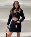 Kot Denim Mini Etek