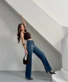 Taş Detaylı Jean Kot Pantolon