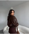Deri Bomber Deri Ceket