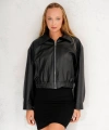 Oversize Yeni Sezon Bomber Deri Ceket