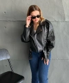 Leather Siyah Deri Ceket
