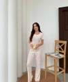Saf %100 Pamuk Kısa Kol Kadın Pijama Takımı