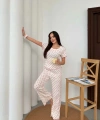 Saf %100 Pamuk Kısa Kol Kadın Pijama Takımı